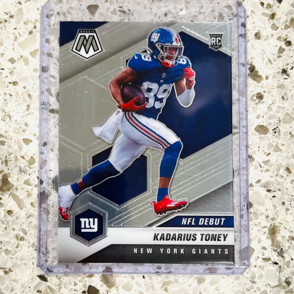 KADARIUS TONEY NFL ROOKIE CARD MOSAIC DEBUT GIANTS